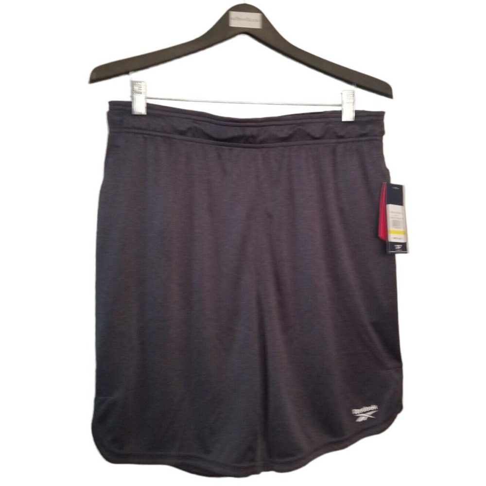 Reebok slim 9 in Lightweight Sports Shorts Men's Size L Gray